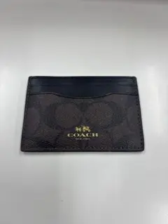 COACH レザー カードケース ブラウン