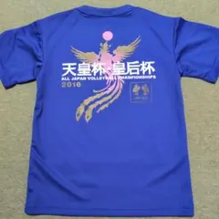 ✨希少✨ミズノ 天皇杯・皇后杯 2016 Tシャツ バレーボール 青 XS