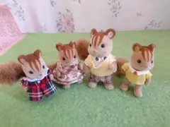 シルバニア　リス　ファミリー　人形　セット　シルバニアファミリー