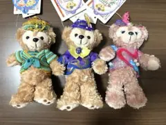 ディズニー Disney ダッフィー シェリーメイ ぬいぐるみ バッジ タグ付き