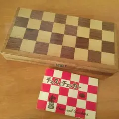 マウント社 チェスとチェッカー レトロ