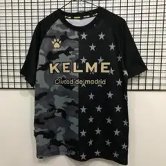 A559 KELME 半袖　メッシュ　ポリエステル　迷彩/星　ブラック Ｓ