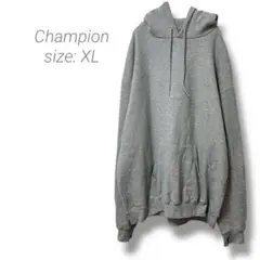 【チャンピオン】Champion パーカー 裏起毛 メンズ 長袖 グレー XL