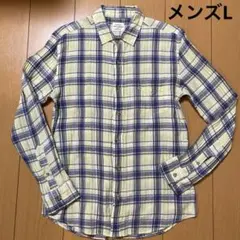 URBAN RESEARCH チェック柄 長袖シャツ L