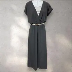 アズール❤️AZUL❤️未使用❤️重ね着風ワンピース❤️LLサイズ❤️ロングワンピース❤️