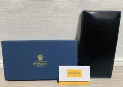 美品　Ettinger/エッティンガー 小銭入れ付き長財布 イエロー/ブラック