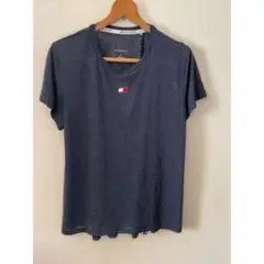 tommy sportトミー Tシャツ トレーニングウェア ネイビー レディース