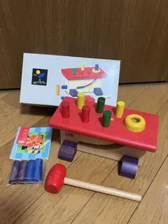 ニック社　大工さん　ハンマートイ Walter 木のおもちゃ