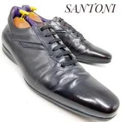 SANTONI サントーニ レザースニーカー ダークブラウン 25.0cm