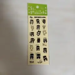 【希少レトロ】ばつ丸シール　新品未使用　サンリオ　はぴだんぶい　平成
