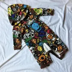 《 BAPE kids 》 ベビー服　70サイズ　ロンパース　パーカー