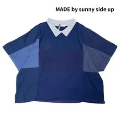 sunny side up 15 POLO パッチワーク リメイク ポロシャツ