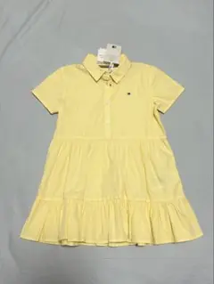 【新品タグ付き】 Tommy Hilfiger イエローポロワンピース 92