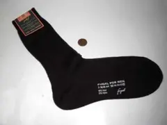 未使用 FOGAL FOR MEN/フォーガル 毛混 紳士 高級靴下 モカ色