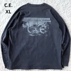 シーイー　C.E スウェット　トレーナー　ビッグシルエット　刺繍ロゴ　XL