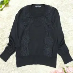 肌触り◎✨ドルチェアンドガッバーナ カシミヤシルク レースニット クルーネック