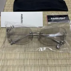 AMBUSH ピアスサングラス 付属品 ケース付き リムレス
