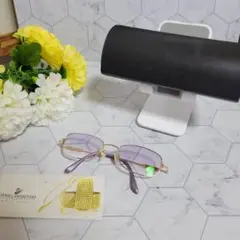 ダニエルスワロフスキー パープル クリスタル サングラス メガネ かわいい