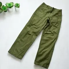 【美品】AMERICAN HOLIC オリーブグリーン ワイドパンツ Ｆ