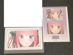 五等分の花嫁　メタリックカード　クリアカード　中野二乃