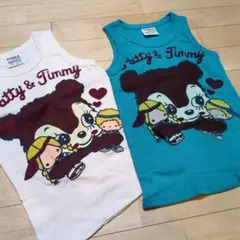 Patty & jimmy ノースリーブタンクトップ 2枚セット