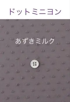 セール♪50×20cm＊あずきミルク☆ドットミニヨンcheck&stripe