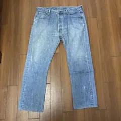 Levi's 501 ライトブルーワイドデニム W38 L32 アメカジ
