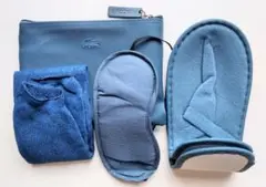 トルコ航空 ターキッシュエアラインズ アメニティセット LACOSTE ネイビー