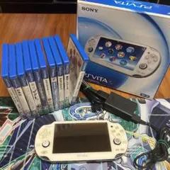 PlayStation®Vita クリスタル・ホワイト Wi-Fi PCH-1…
