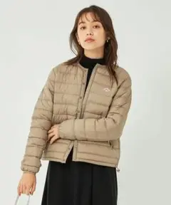 新品未使用 DANTON クルーネック インナーダウン ジャケット【M】