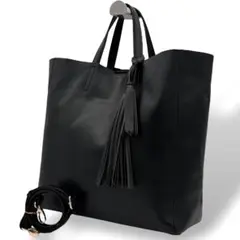 美品 ユナイテッドアローズ 2wayトートバッグ レザー A4サイズ◎ ブラック