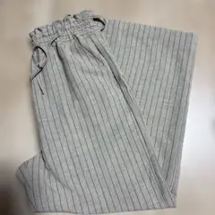 週末価格★ニコアンド【美品】ドライリネンユルパンツ