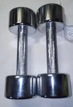 美品 Chrome 5kg ダンベル 2個