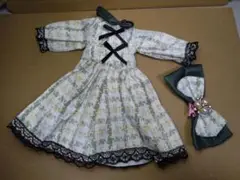 1/6ドール 30cm向け ドール服 ワンピースセット