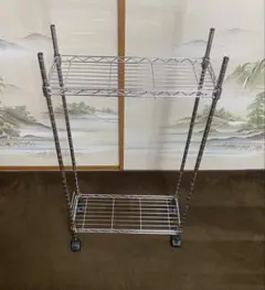 アイリスオーヤマ　メタルラック キャスター付き