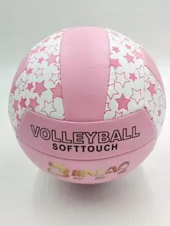 サイズ 5 のバレーボール 1 個、PVC 製ソフト、スター柄デザイン ACE