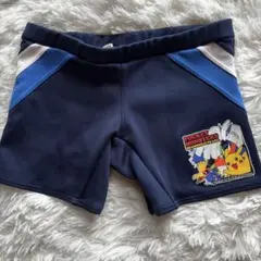 水着 120 パンツ ポケモン ピカチュウ ブルー 短パン ニンテンドー男子