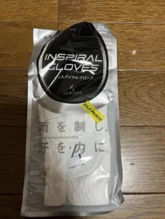 INSPIRAL ゴルフ用グローブ ホワイト 22センチ