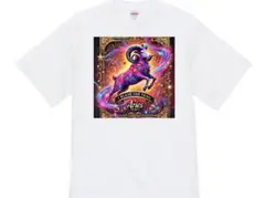 【新品】オーガニックコットン Tシャツ XL ホワイト おひつじ座