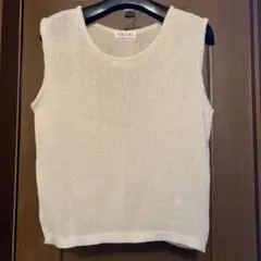 YUKI TORII ホワイト ノースリーブ