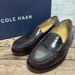 【24.0cm】COLE HAAN レザー ペニー ローファー バーガンディ
