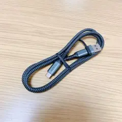 2in1 USB C ケーブル 1M PD対応 100W急速充電グレー