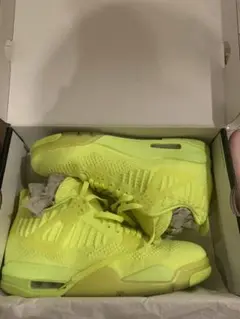 シューズ(女性用) Nike air jordan 4 retro FLYKNIT VOLT 楽天市場】NIKE AIR JORDAN 4 RETRO FLYKNIT volt/volt-volt