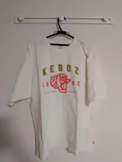 KEBOZ 虎ロゴ TシャツL 白 1992 ASAHIKAWA KURAMAE