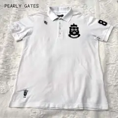 PEARLY GATES ポロシャツ ホワイト size6 大きいsize
