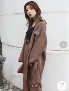 murua スリットロングシャツ