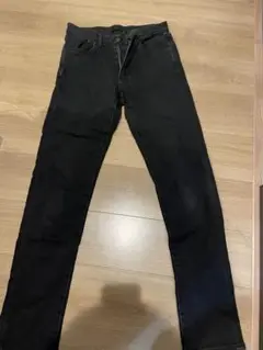 UNIQLO HEATTECH 黒デニムパンツ