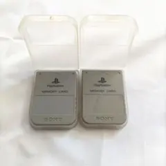 SONY プレイステーション1 プレステ1 PS1 メモリーカード 2個セット