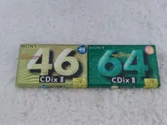 ★SONY CDix II カセットテープ　ハイポジ　46分　64分　2点セット