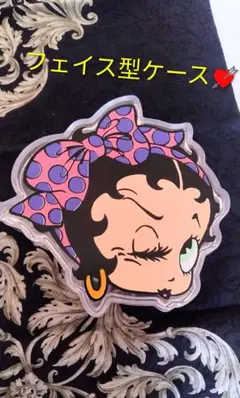 ベティちゃんレア❤フェイス型クリア小物いれ